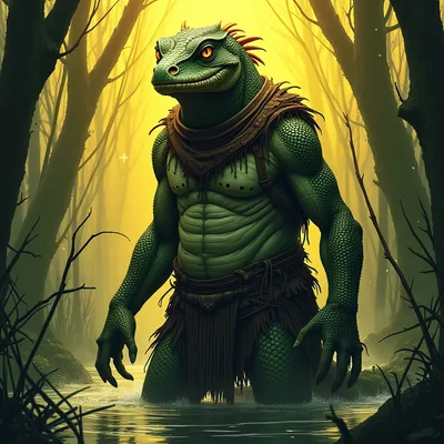 Current-Carry Lizard Man
