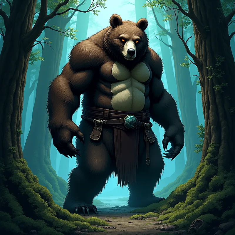 Deep-Sleep Bear Man