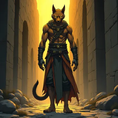 Feline-Grace Cat Man