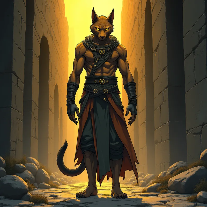 Feline-Grace Cat Man