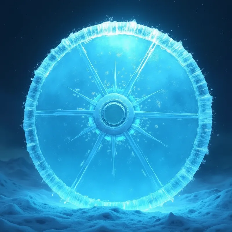Frostglass Shield — action