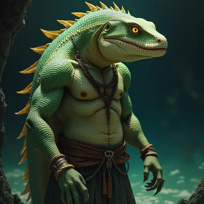 Pool-Sense Lizard Man