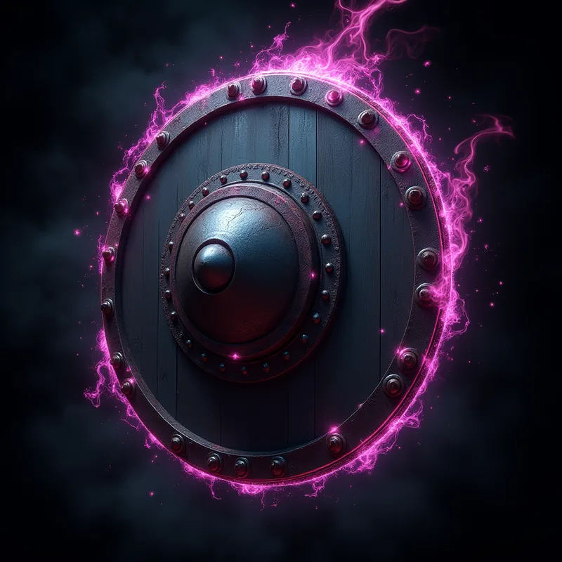 Steel-Boss Shield — magic