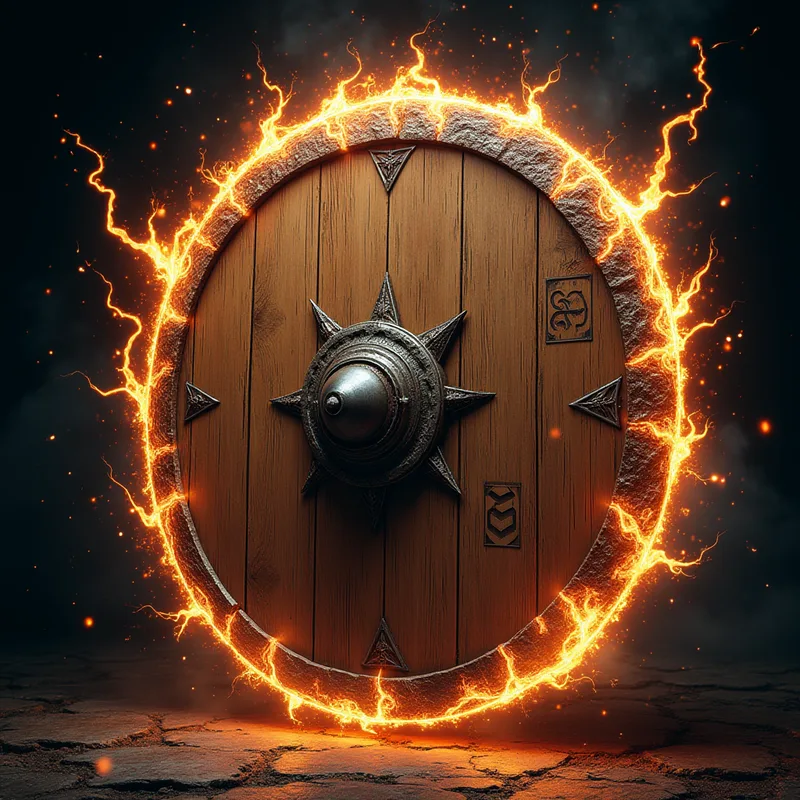 Named-Wood Ward Shield — magic