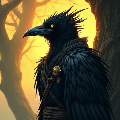 Watch-Eye Crow Man